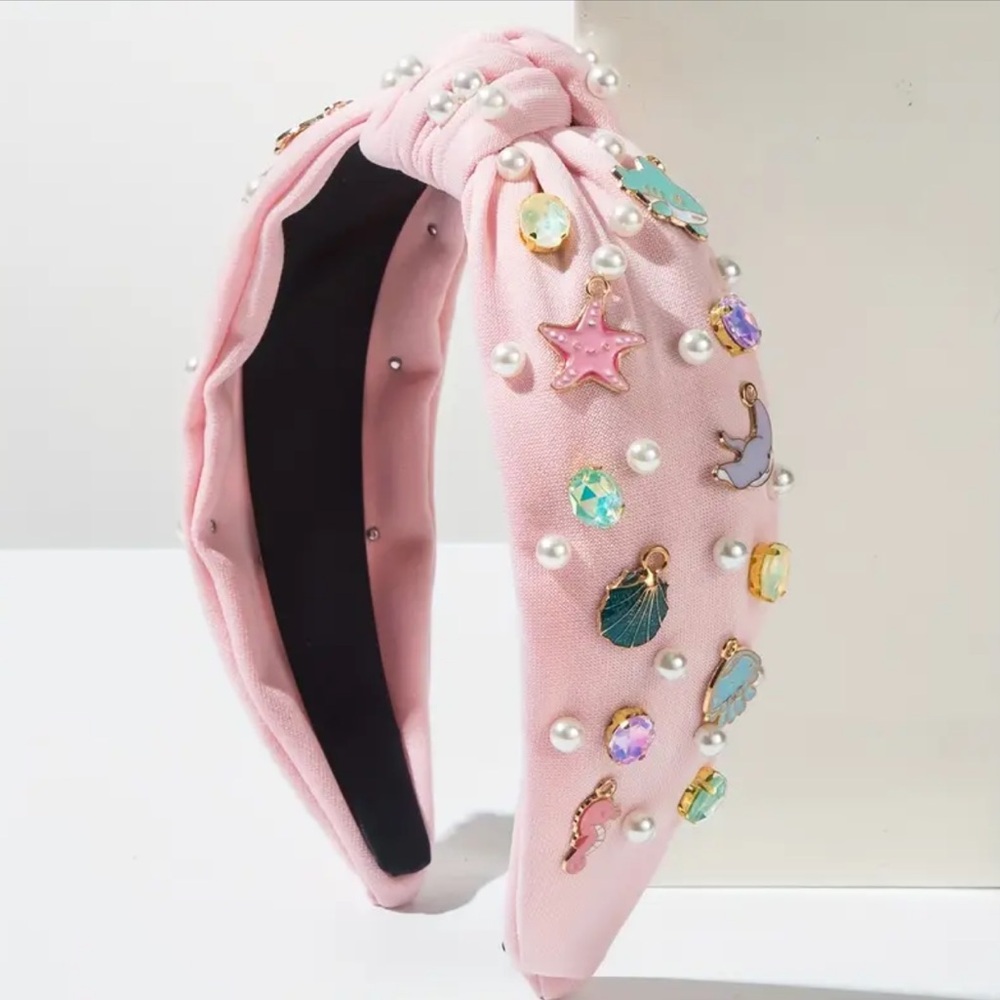 NEW Handmade Embellished
Coastal Beach Beaded Headband